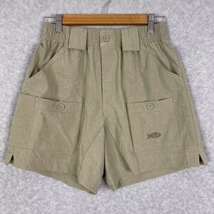 AFTCO Shorts Mens 30 Khaki The Original Fishing